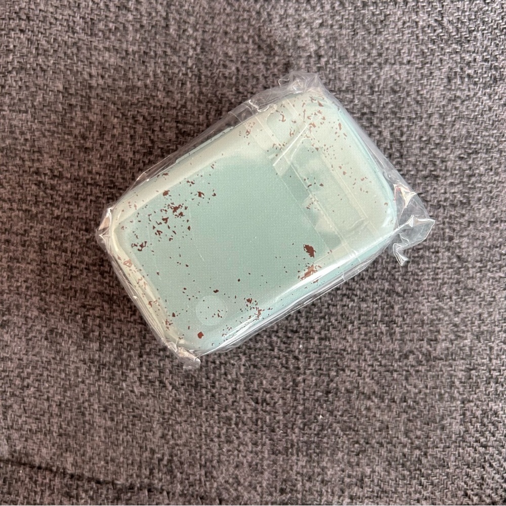Adorable “CHOCOLATE CAKE” Mini Travel Tin, Pill, Jewelry, Gift Box, Aqua, Tan - Picture 14 of 16